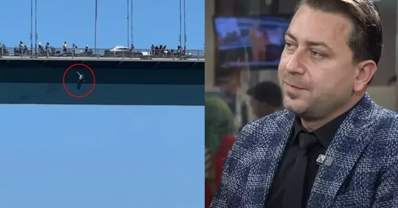 Köprüden atlayan iş insanının hayatı dram çıktı