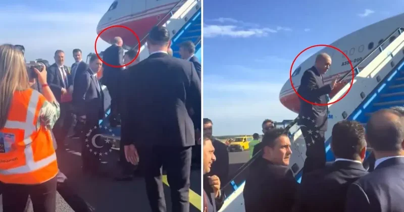 Cumhurbaşkanı Erdoğan ı tam uçağa binerken yakalayıp bakın ne istedi