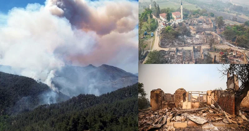 Bilecik, Balıkesir ve Manisa, Kahramanmaraş ta orman yangınlarıyla mücadele sürüyor