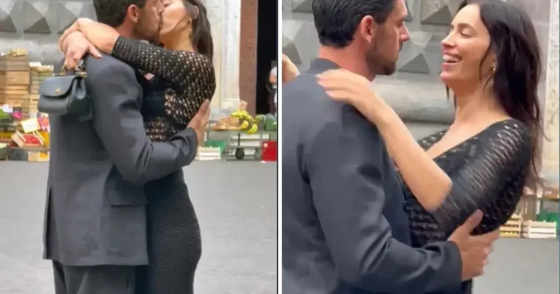 Irina Shayk ve Michele Morrone Napoli de öpüştü Meğer sebebi başkaymış!
