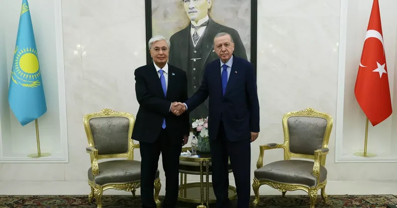 Erdoğan karşıladı: Kasım Cömert Tokayev, Ankara da