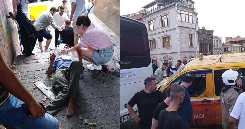 İstanbul da can pazarı yaşandı! Dolmuş otobüse arkadan çarptı
