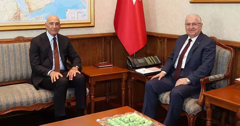 Bakan Güler, ABD Büyükelçisi Barrack ı kabul etti