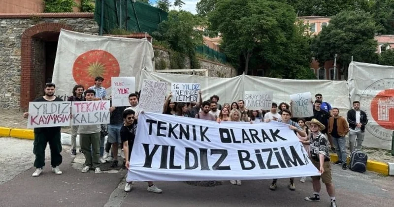 Yıldız Teknik öğrencileri Çukursaray ın kapatılmasına tepki gösterdi
