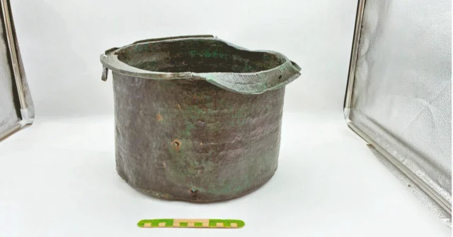 1400 yıllık bronz kazan bulundu Kültür Sanat Haberleri