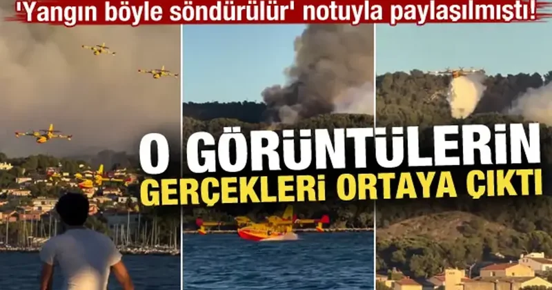 Yangın böyle söndürülür notuyla paylaşılmıştı! O görüntülerin gerçekleri ortaya çıktı