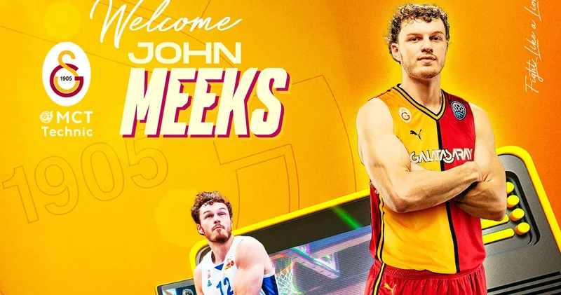 Galatasaray, ABD li basketbolcu John Meeks ile sözleşme imzaladı