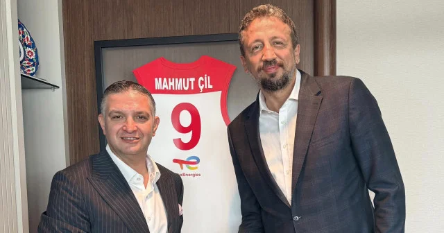 TBF Başkanı Hidayet Türkoğlu ndan Mahmut Çil’e ziyaret Basketbol Haberleri