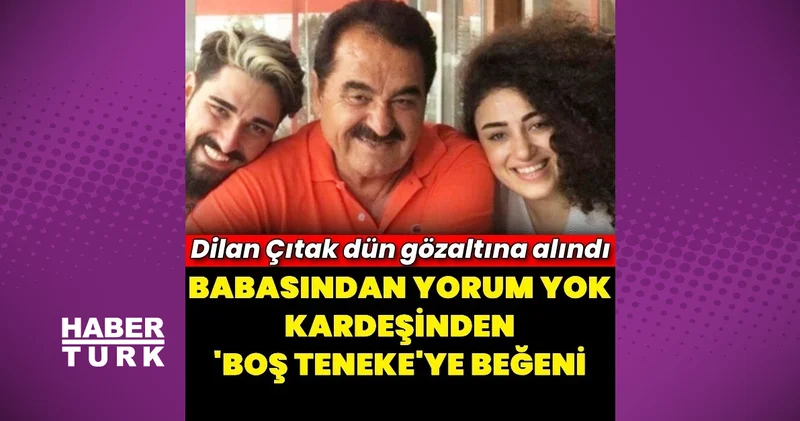 İdo Tatlıses, kız kardeşi Dilan Çıtak için yapılan boş teneke yorumunu beğendi Magazin haberleri