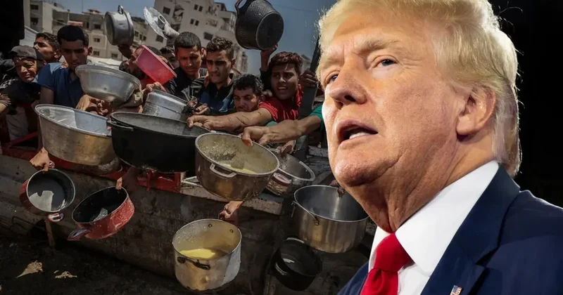 Trump tan Gazze deki açlık görüntülerine ilişkin bir garip yorum