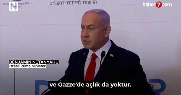 Netanyahu dan Gazze de açlık yok yalanı!