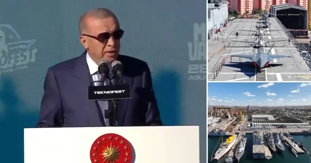 Cumhurbaşkanı Erdoğan TEKNOFEST Mavi Vatan da: Gençler Türkiye nin parlak geleceği Politika Haberleri