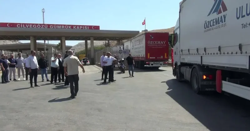 14 yıl aradan sonra Cilvegözü Gümrük Kapısı ndan Suriye ye ihracat başladı