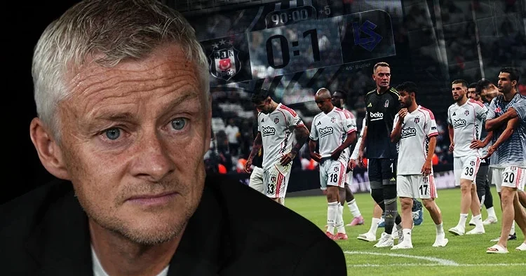 Beşiktaş taraftarından futbolculara ve Solskjaer e sert tepki!
