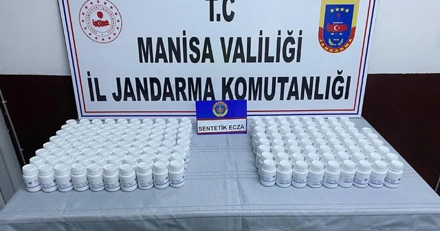 Manisa da 8 bin 740 sentetik hap ele geçirildi Manisa Haberleri