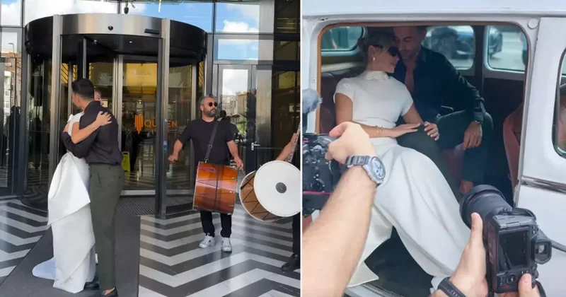 Eda Erol bu akşam evleniyor! Damat gelin evinden davul zurnayla aldı