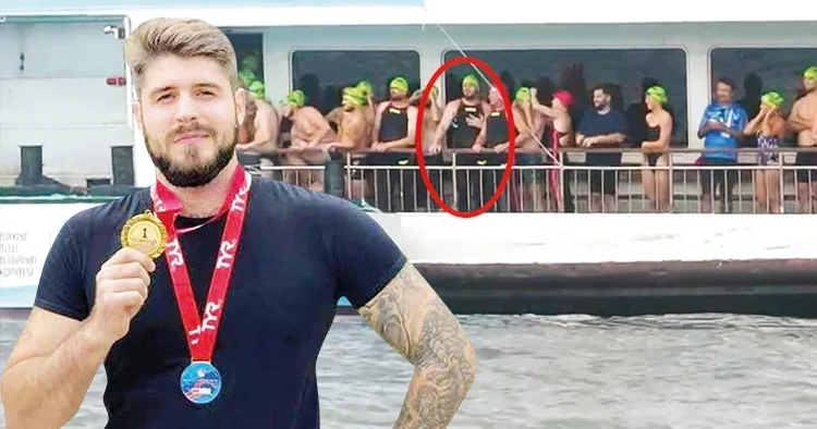 Uyarıya rağmen yanlış yöne yüzmüş