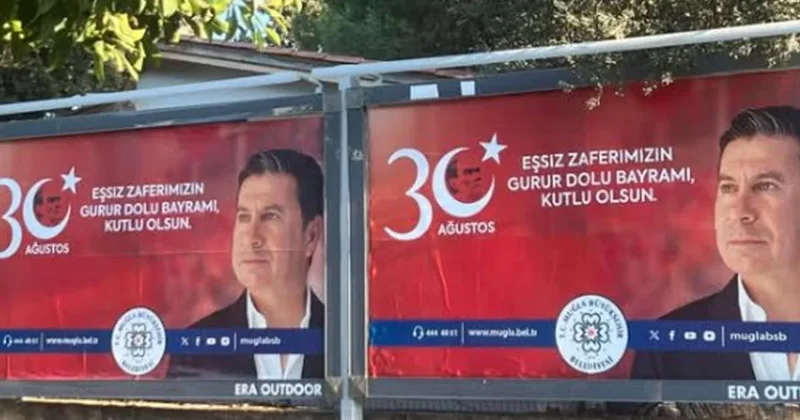 Muğla’da Zafer Bayramı afişi gerginliği Sözcü Gazetesi