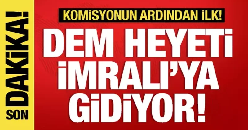 DEM Parti heyeti İmralı ya doğru yola çıktı! Komisyonun ardından ilk ziyaret