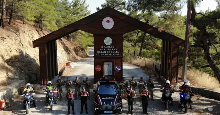 Jandarma dan orman yangınlarına karşı sıkı denetim