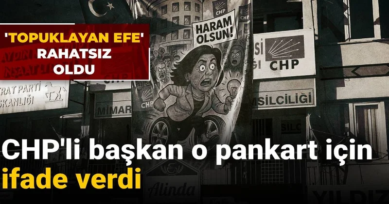 AKP ye geçen Özlem Çerçioğlu o pankartı şikayet etti: CHP li başkan ifade verdi!
