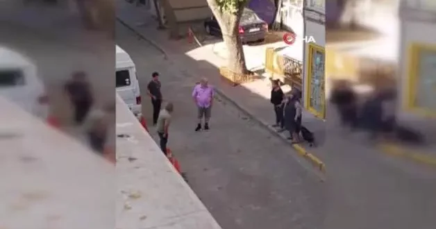 Tekirdağ da kiracının biber gazlı dehşeti kamerada