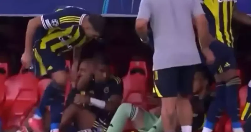 Fenerbahçe yedek kulübesinde yayına yansıyan tartışma