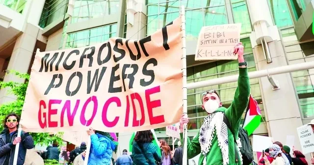 Microsoft’ta soykırım karşıtı protesto Dünya Haberleri