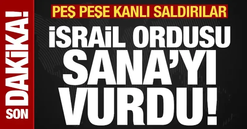 Son dakika: İsrail savaş uçakları ülkenin başkentini vurdu! Peş peşe kanlı saldırılar