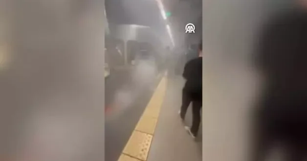 Yenikapı Kirazlı metro hattında duman paniği