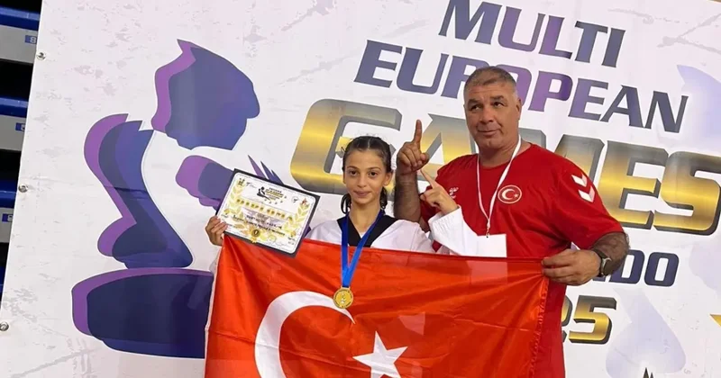 Milli sporcudan Sırbistan da altın madalya