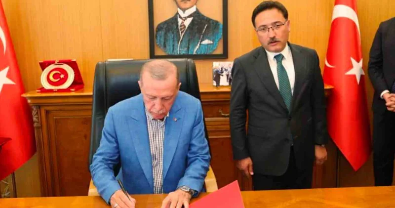 Valilikte Erdoğan telaşı: Apar topar temizlemişler