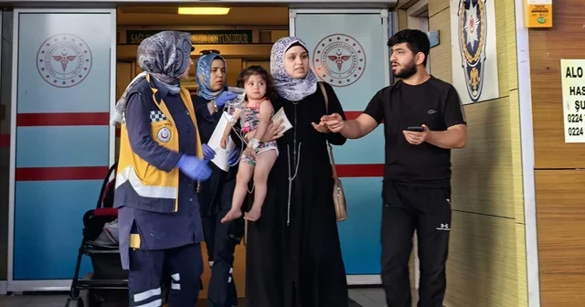 Evde bulduğu fare zehrini yiyen bebek, hastaneye kaldırıldı Bursa Haberleri