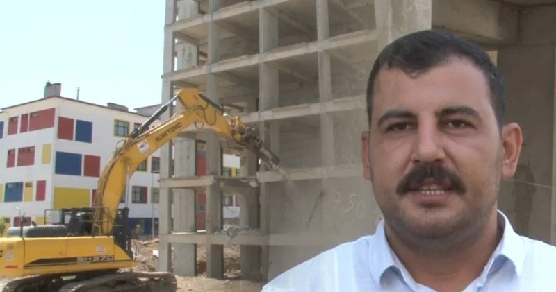 Müteahhit kendini şikayet etti! Yaptırdığı binayı yıktırdı