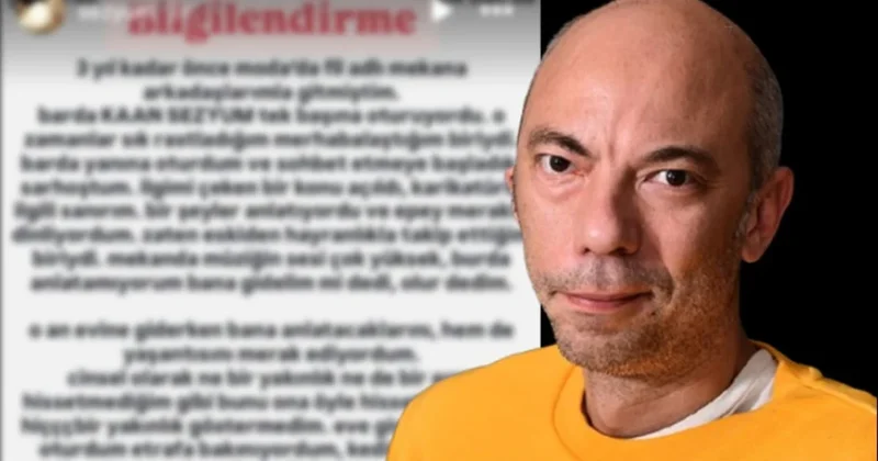Ünlü komedyen Kaan Sezyum taciz ifşasını kabul etti Sözcü Gazetesi