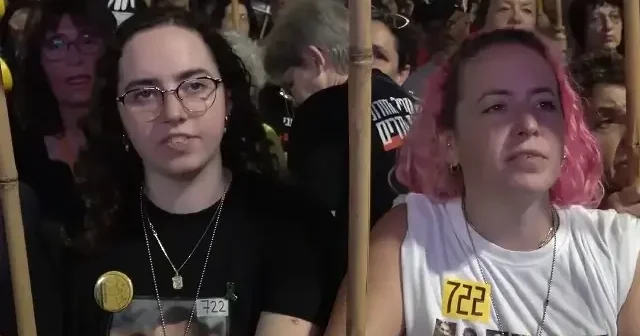 İsraillilerden esir takası ve ateşkes talebiyle protesto VİDEO İZLE