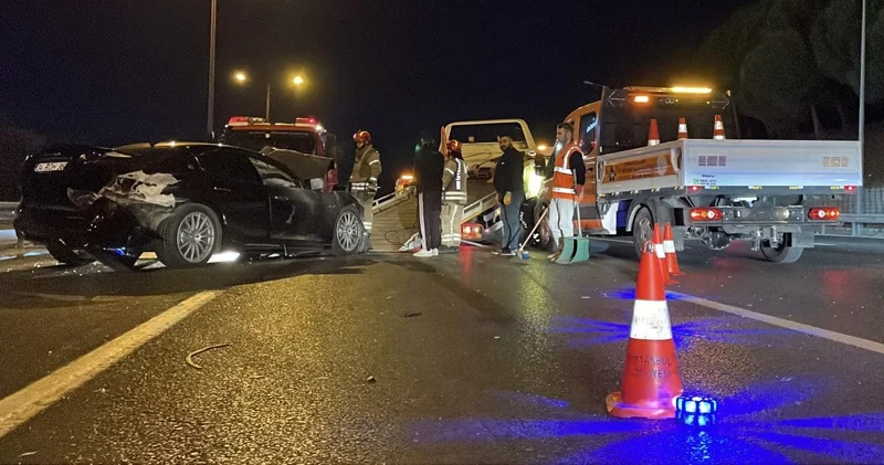 Kazaya neden olan sürücü ardına bakmadan kaçtı!