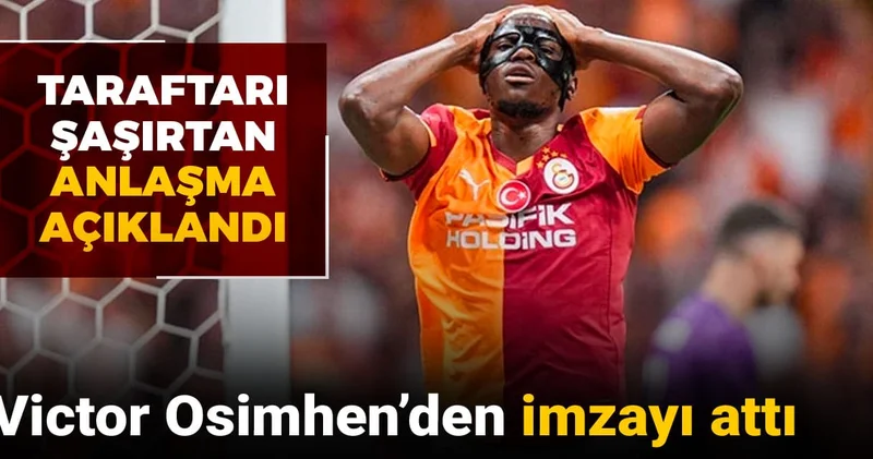 Victor Osimhen imzayı attı: Taraftarı şaşkına çeviren anlaşma açıklandı