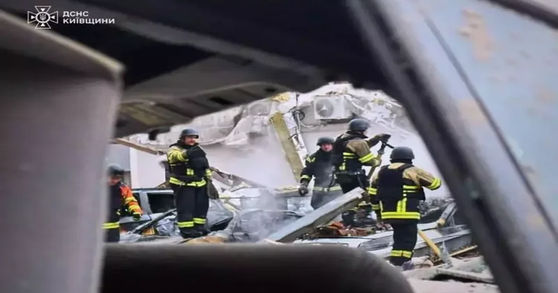 Kiev de savaşın en büyük saldırısı! Bombalar yağdı
