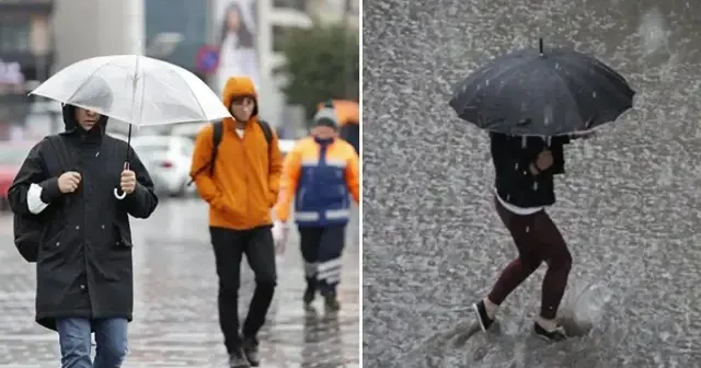 Meteoroloji den 3 bölge için kuvvetli yağış uyarısı Gündem Haberleri
