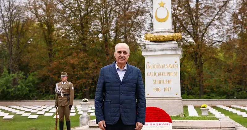 TBMM Başkanı Kurtulmuş, Budapeşte’de Galiçya Türk Şehitliği’ni ziyaret etti