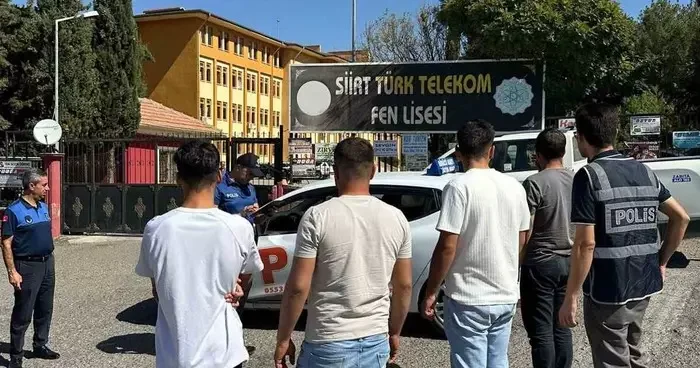 Siirt te okul ve yurt çevrelerinde güvenlik denetimleri