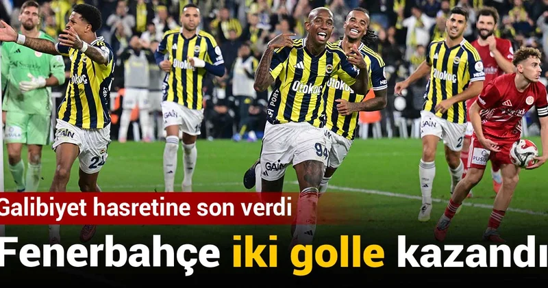 Fenerbahçe galibiyet hasretine son verdi: Antalyaspor u devirdi