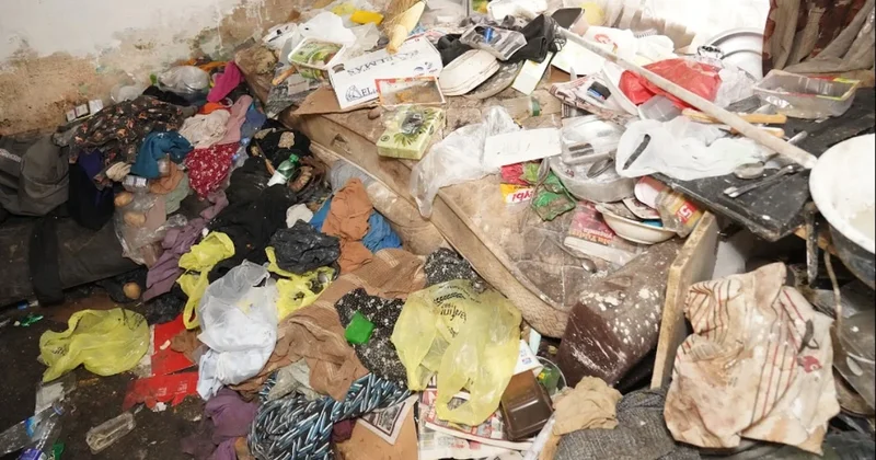 Bir çöp ev olayı daha: Bu kez 4.6 ton çıkarttılar Sözcü Gazetesi