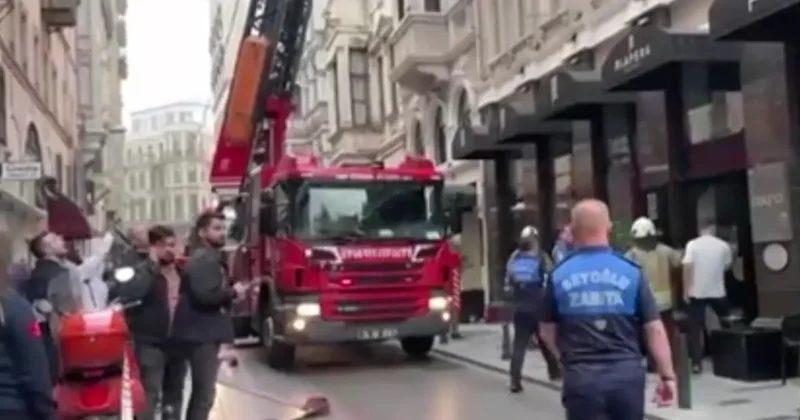 Beyoğlu’nda otelde yangın