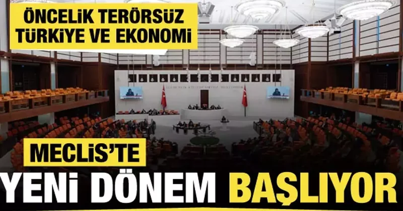 TBMM yeni yasama yılına başlıyor: Cumhurbaşkanı Erdoğan açılışta konuşacak