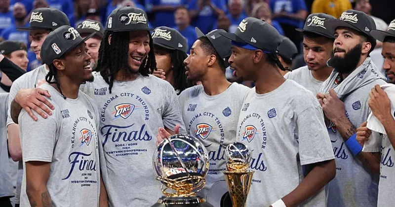 NBA de Batı Konferansı şampiyonu Oklahoma City City Thunder!