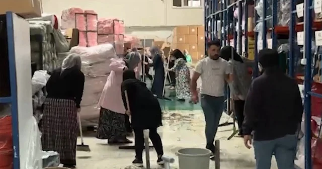 Tosya’da sağanak sele dönüştü: 32 fabrika sular altında VİDEO İZLE