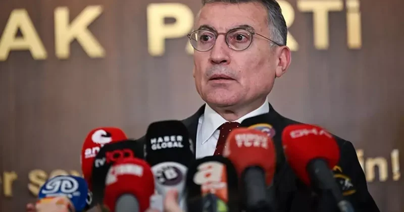 AK Parti Grup Başkanı Abdullah Güler, Meclis e sunulan infaz düzenlemesiyle ilgili açıklama yapıyor