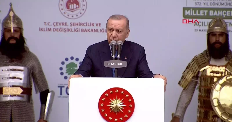 Cumhurbaşkanı Erdoğan: Dört yeni millet bahçemizi göz bebeğimiz İstanbul a kazandırıyoruz